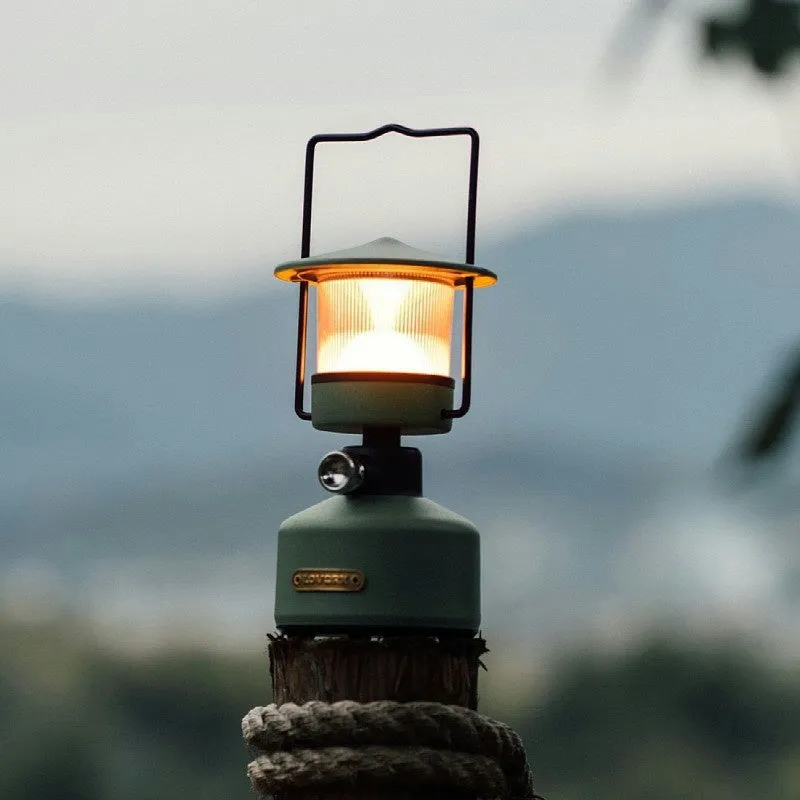 LOVORK Lumi | Retro Camping Lamp – Blow-Out Technology, Adjustable Ambiance Lighting
