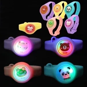 Luminous Mosquito Repellent Bracelet Flash Mosquito Repellent Watch Cartoon Mosquito Repellent Buckle Wrist Strap