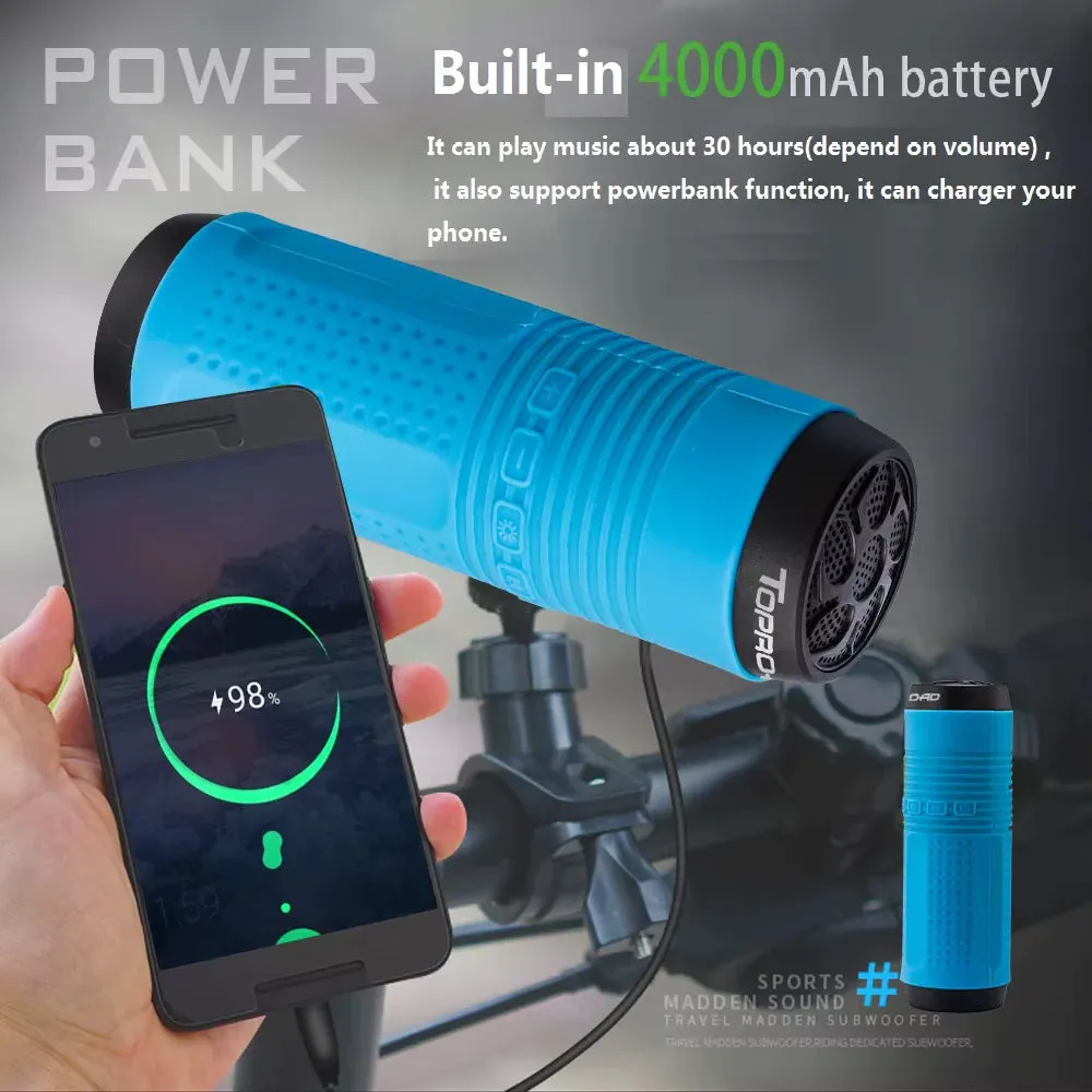 Luxora Multi-functional Bike Light Speaker Radio And Power Bank