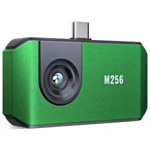 M256 Thermal Imager, 512x384 TISR Resolution, 256x192 IR Resolution Thermal Imaging Camera with 3D Analysis, 25Hz Refresh Rate, -4°F~842°F Temp Range, Works for Android Smartphones and Tablets & PC