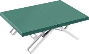 Maarch Small Beach Table for Sand Foldable, Small Laptop Tray Table, Portable Mini Low Picnic Camping Table, Green