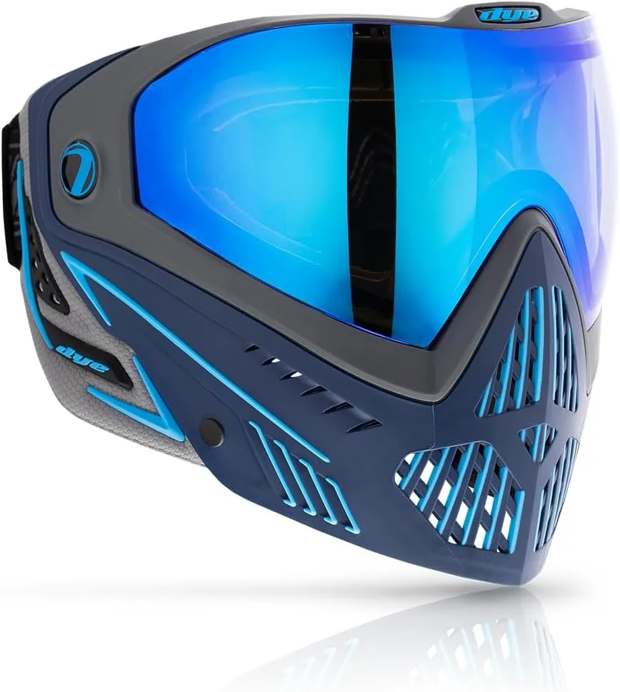 Maddog Dye i5 Thermal Anti-Fog Paintball Airsoft Mask Goggle System Combo with Microfiber Bag | Safety Certified Protection