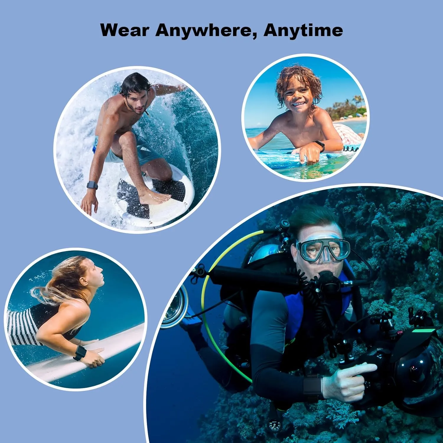 Magnetic Shark Repellent - Science-Backed Shark Deterrent Band Technology with Ultra-Strength Magnets for Swimming, Surfing, Diving, Snorkeling & Ocean Activities