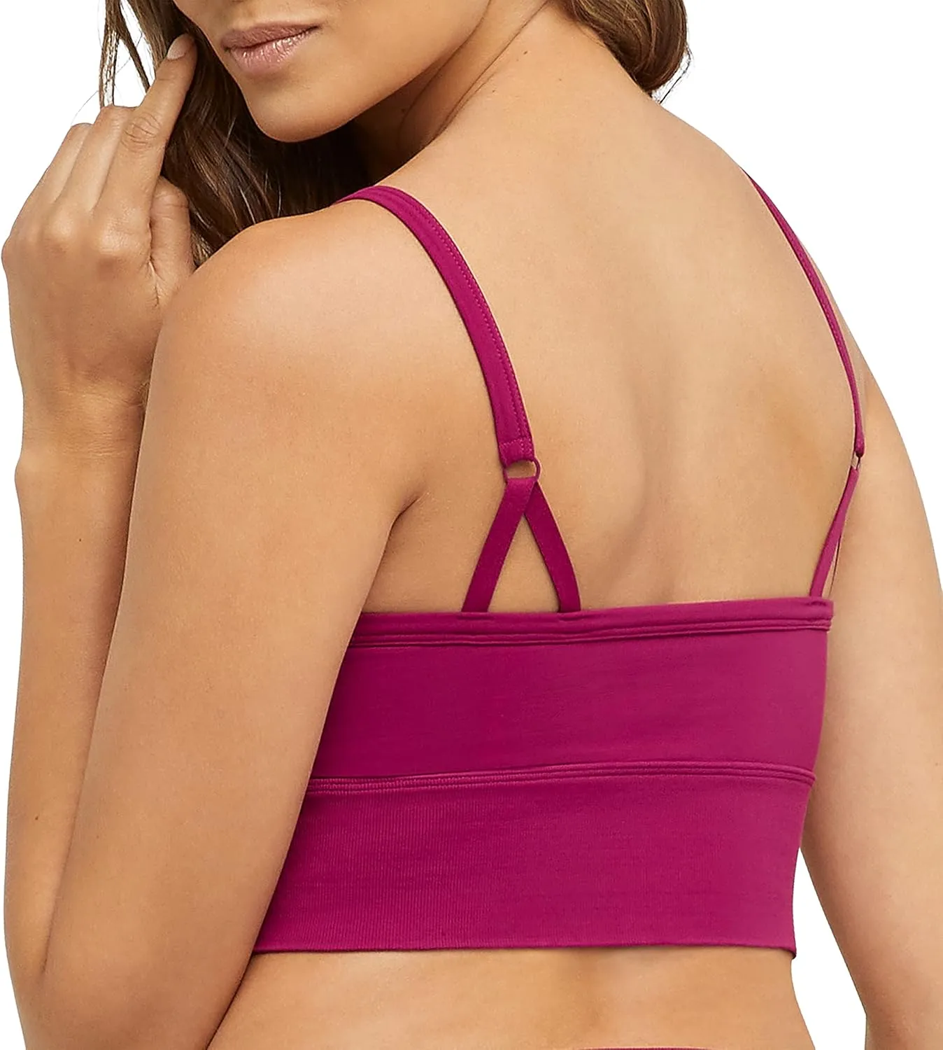 Maidenform Women's M Seamless Crop Tank Wireless Bralette