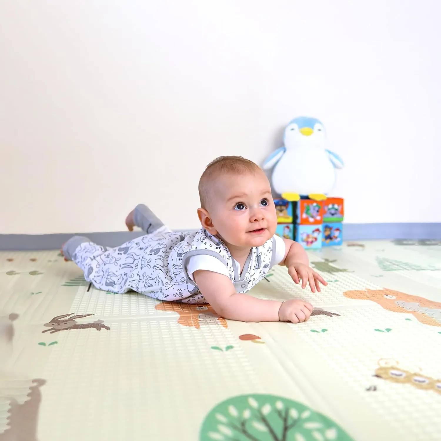 Mama Cheetah Toddler Sleep Sack with Feet 4T-5T, 0.5 TOG Organic Cotton Baby Wearable Blankets with Legs, Baby Sleeping Bag for Walkers, Early Walker X-Large