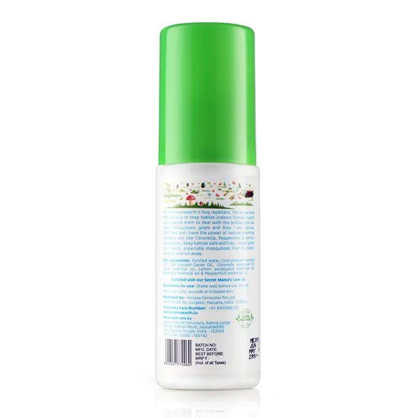 Mamaearth Natural Mosquito Repellent With Citronella & Lemongrass Oil