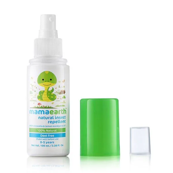 Mamaearth Natural Mosquito Repellent With Citronella & Lemongrass Oil