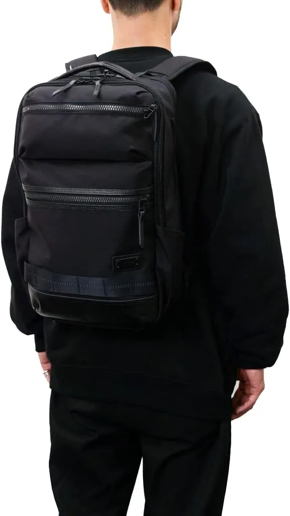 Master-Piece Rise Ver.2 Backpack No. 02261-v2 PC Compatible, Double Layer Type, Uses Strap, Black