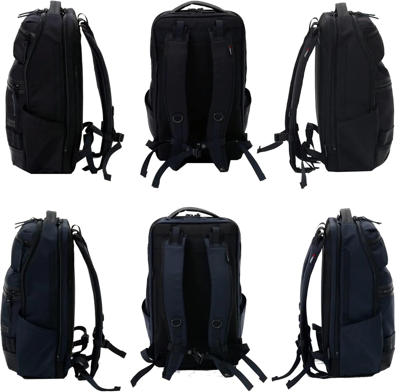 Master-Piece Rise Ver.2 Backpack No. 02261-v2 PC Compatible, Double Layer Type, Uses Strap, Black