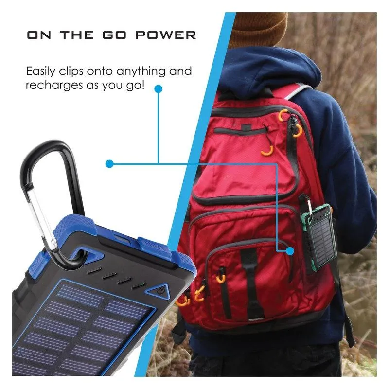 Maze Exclusive 8,000mAh High-Speed 2-Port Solar Power Bank