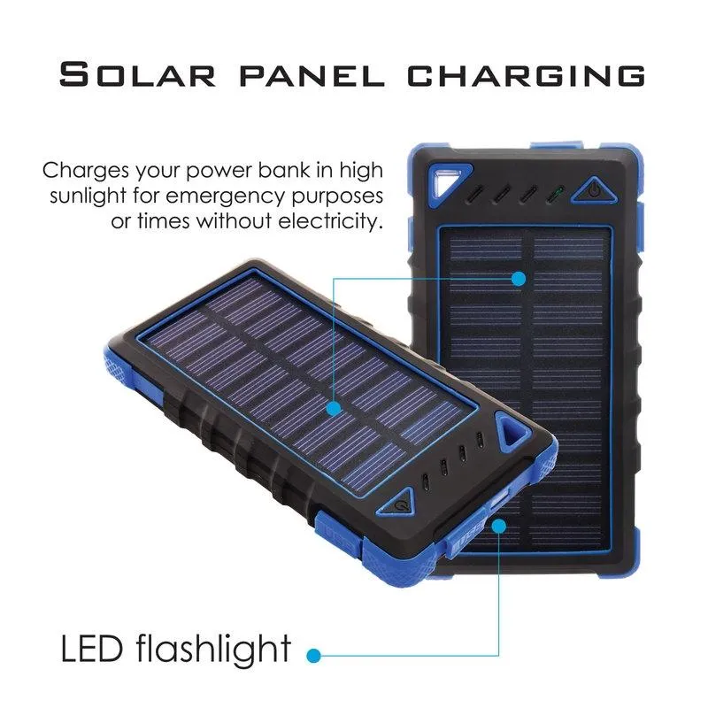 Maze Exclusive 8,000mAh High-Speed 2-Port Solar Power Bank