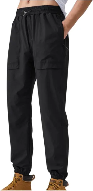 Men's Casual Pants Lightweight Comfy Breathable Regular Fit Pants Fashion Spring Summer Vacation Trousers for Men