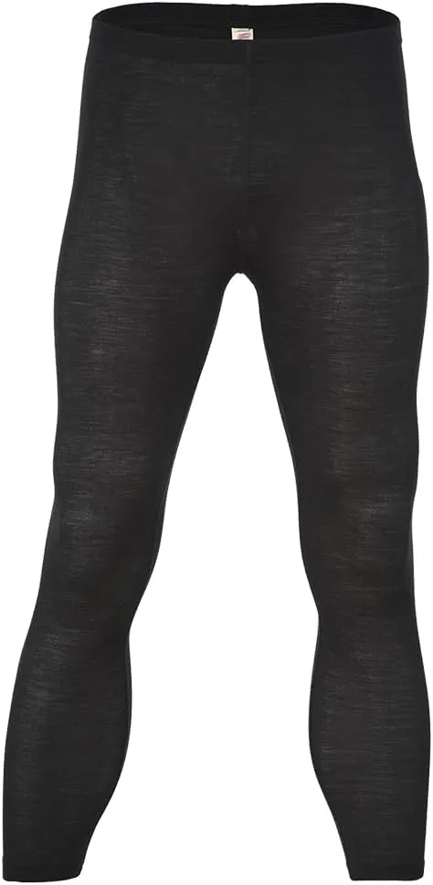 Men's Thermal Underwear - Long Johns Leggings Bottoms, Organic Merino Wool and Silk Blend