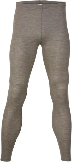 Men's Thermal Underwear - Long Johns Leggings Bottoms, Organic Merino Wool and Silk Blend