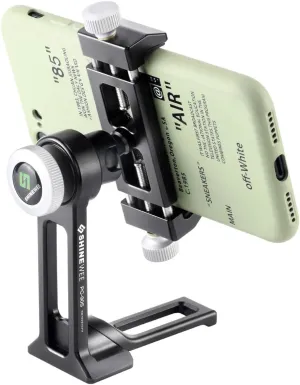 Metal Phone Tripod Mount Adapter, Arca Dovetail and 1/4" Screw Mount,Adjustable Vertical and Horizontal Dock for Samsung Galaxy, iPhone, and Other Smartphones Holder