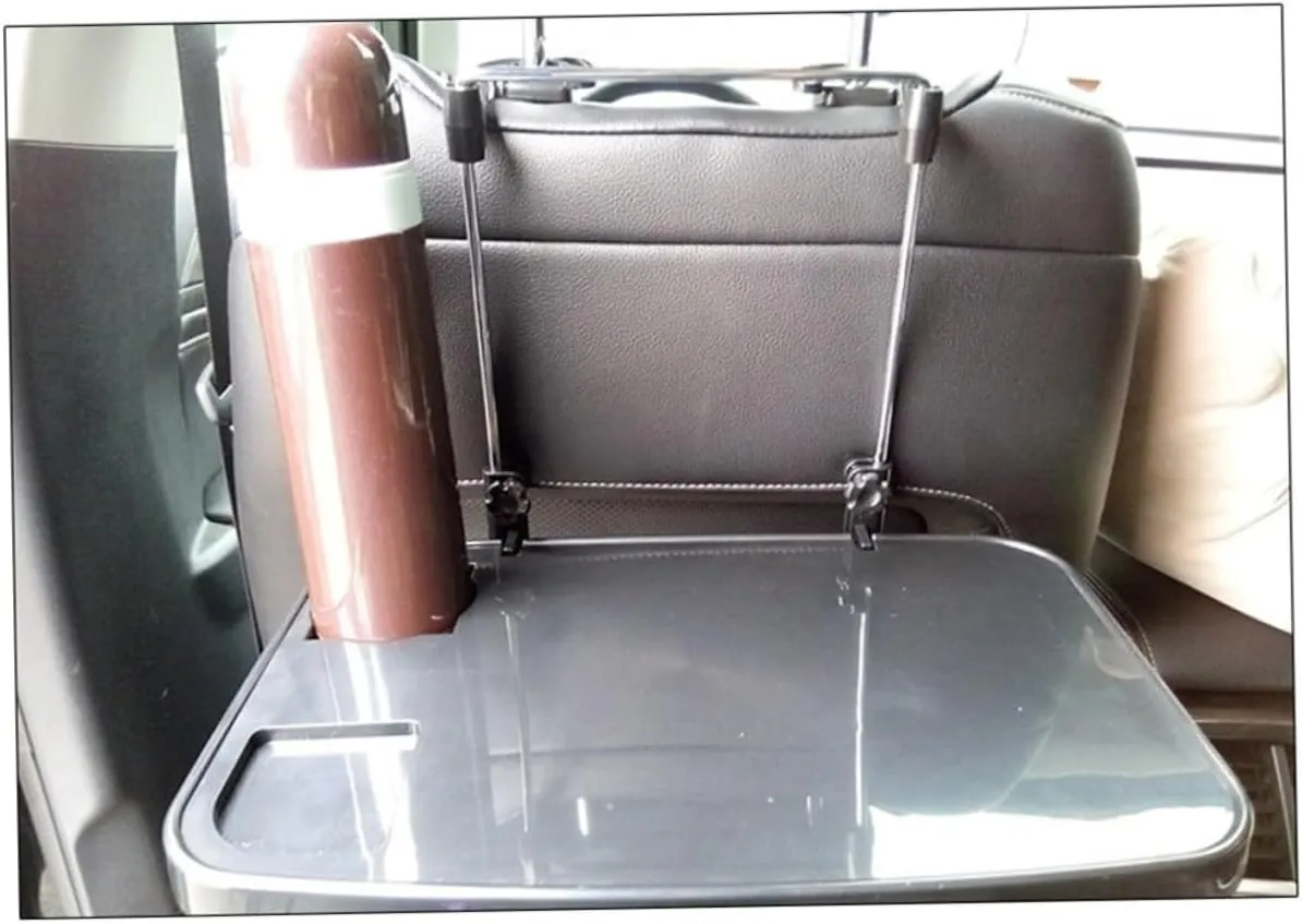Mikinona Car Supplies Seat Foldable Table Notebook Car Travel Table Cup Holder for Tidy Drive