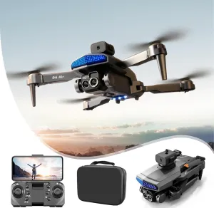 Mini Drone With Dual Camera, 2024New 4K HD Camera Dual Lens Foldable Drone with Carrying Case, One Key Take Off/Land, Altitude Hold, 360° Flip, With Phone Control, Toys Gifts for beginner, Adults