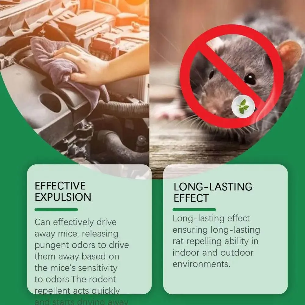 Mint Rat Repellent Spray Car Engine Indoor Outdoor Rat Buster