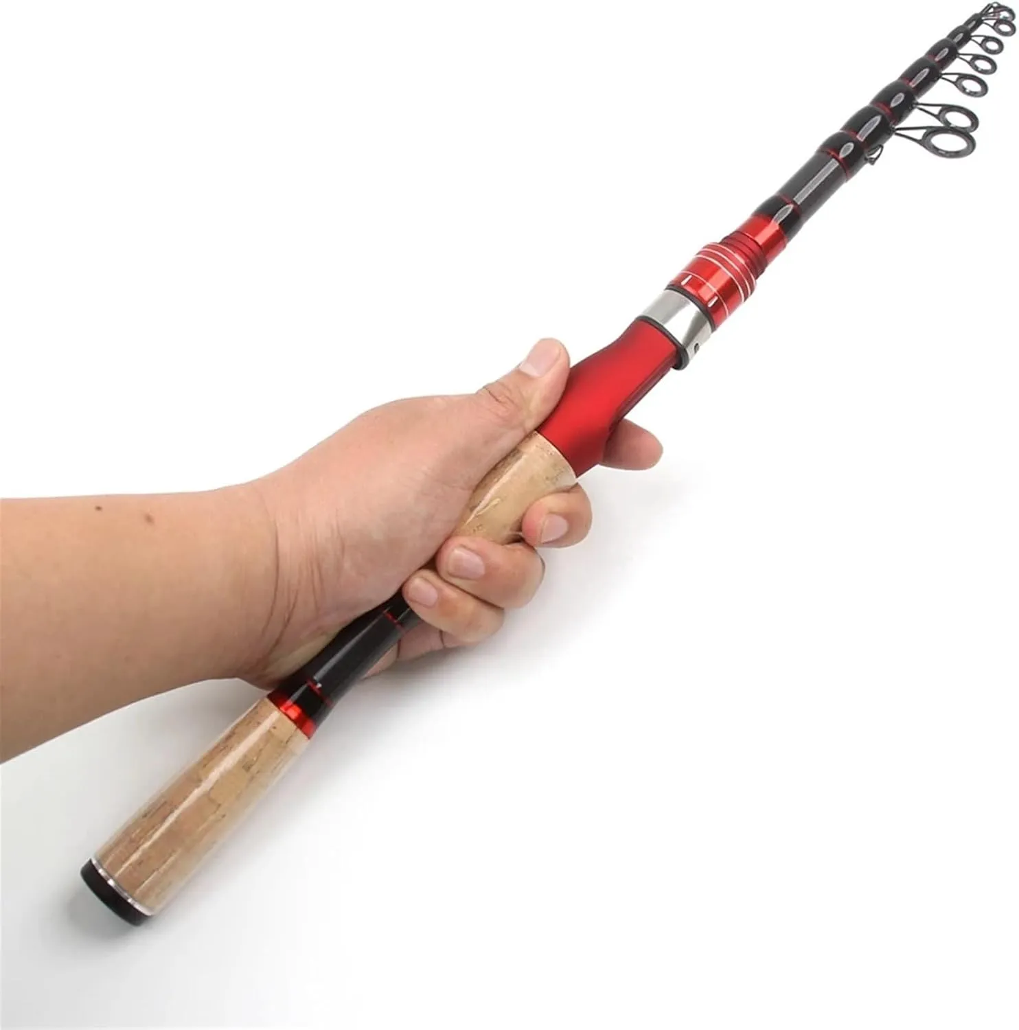 Model YG011 Portable 2.1m 2.4m 2.7m Spinning Casting Fishing Rod Telescopic Trout Travel Pole Lure Weight 7-28g Lure Rod UltraShort Pesca