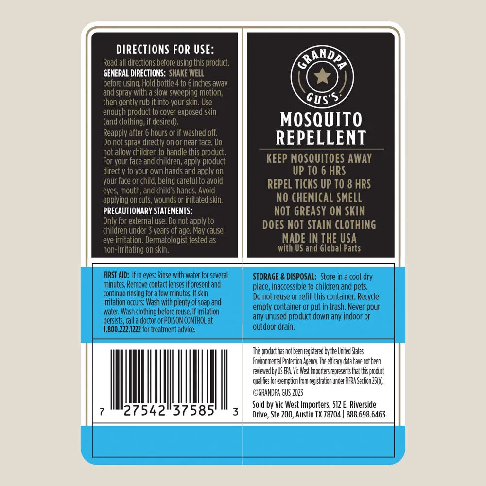 Mosquito Repellent Spray (2-Pack)