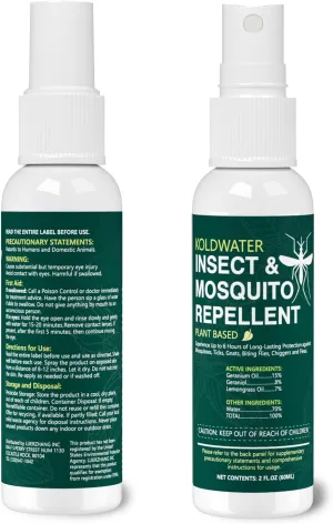 Mosquito Repellent Spray, Natural Mosquito Repellent, Bug Repellent Insect Repellent, Mosquito Spray for Body, Deet Free Mosquito Repellent for Outdoor, Travel 2 Fl Oz-2 Pack