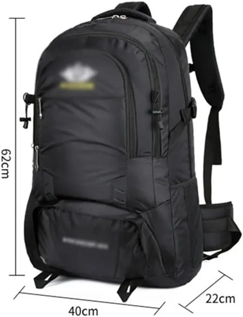 Mountaineering Backpack Rucksack 60L Outdoor Sports Bag Travel Backpack Hiking Backpack Hiking Bag(Gray)