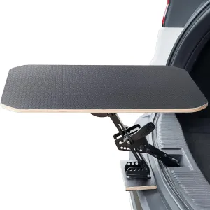 Muloo Car Tail Table - Portable Tailgate Camping Table for Cars, Vans & SUVs | Folding Outdoor Vehicle Table for Camping, Road Trips, Tailgating, and On-The-Go Workspaces