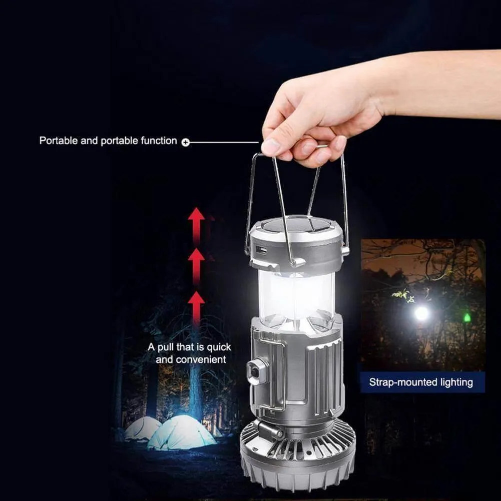Multifunctional Waterproof Power Bank Lantern - Portable Outdoor Charger
