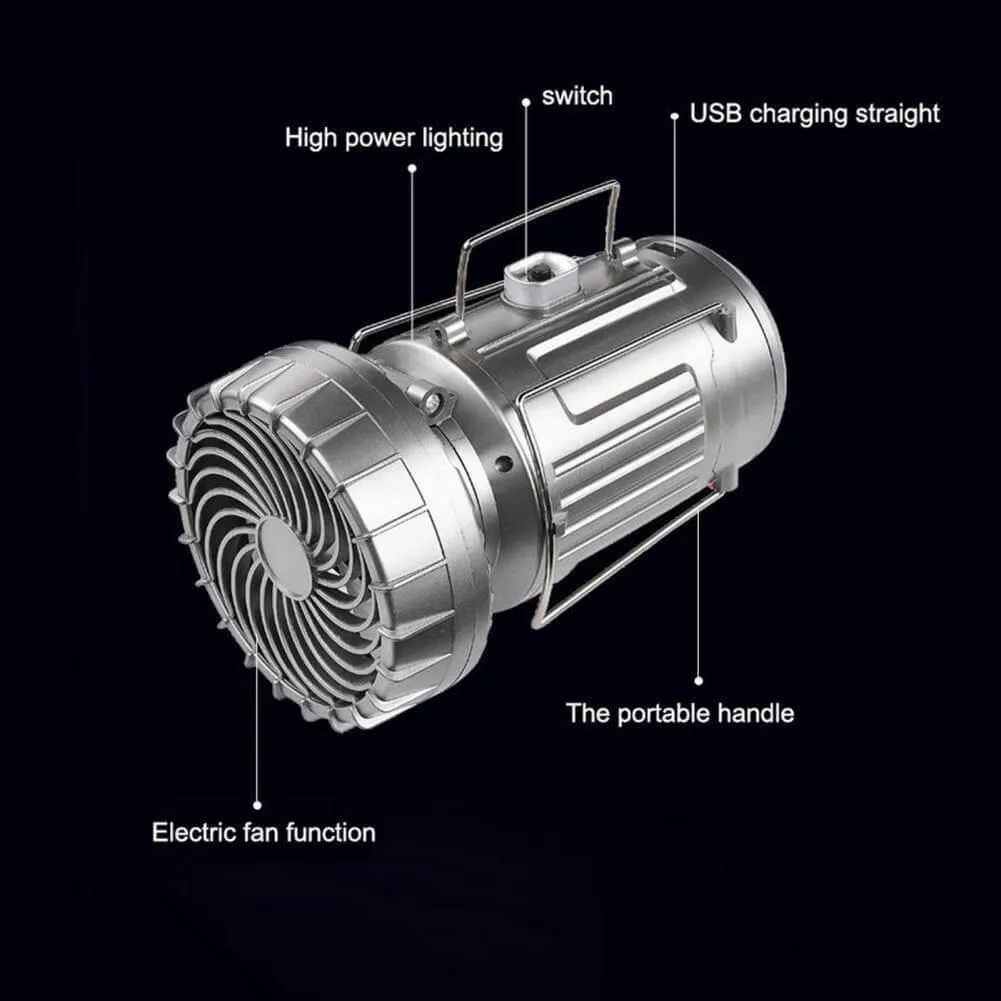 Multifunctional Waterproof Power Bank Lantern - Portable Outdoor Charger