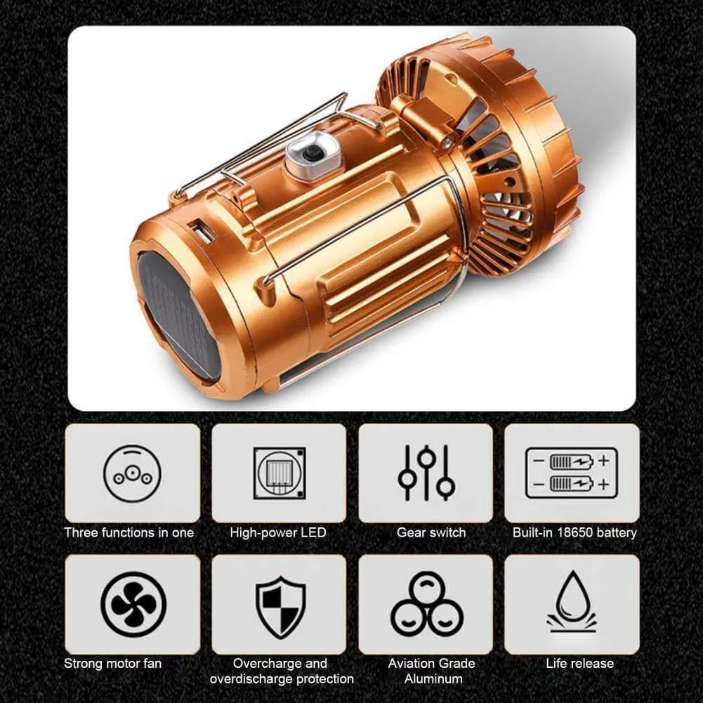 Multifunctional Waterproof Power Bank Lantern - Portable Outdoor Charger