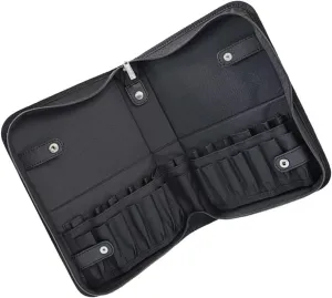 Multipurpose Makeup Brush Organizer Case Slots Cosmetic Bag for Travel Home Use Portable Lightweight Design for Brushes Pens Art Supplies