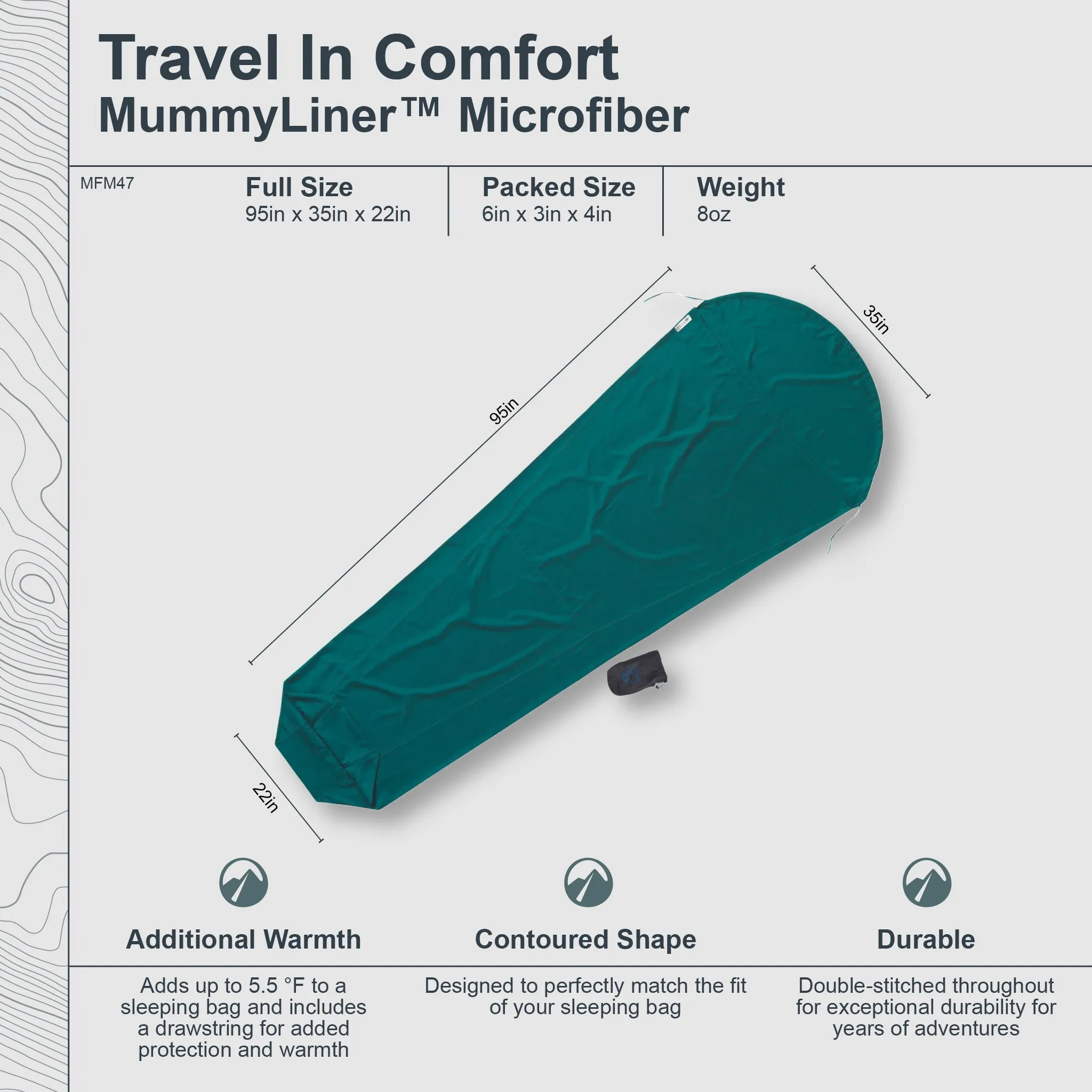 MummyLiner™ Microfiber