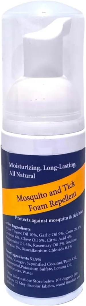 Natural Mosquito Repellent, Tick Gnats and Chiggers Repellent Spray Foam (5)