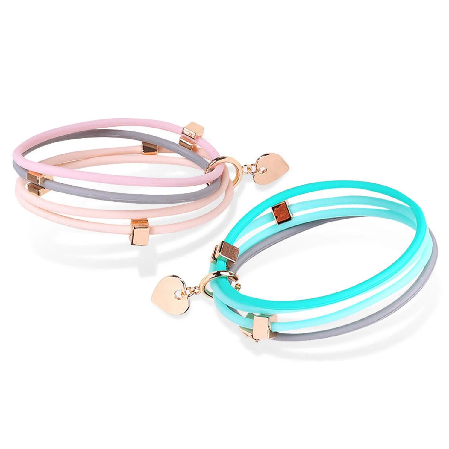 Natural Mosquito-Repelling Stacked Band Bracelet