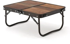 Naturehike Camping Folding Table Beach, Large Portable Camping Side Tables with Adjustable Legs, Tent Table Folding Camp Table with Carry Bag for Outdoor Camping, Cooking, BBQ, Travel - Retro