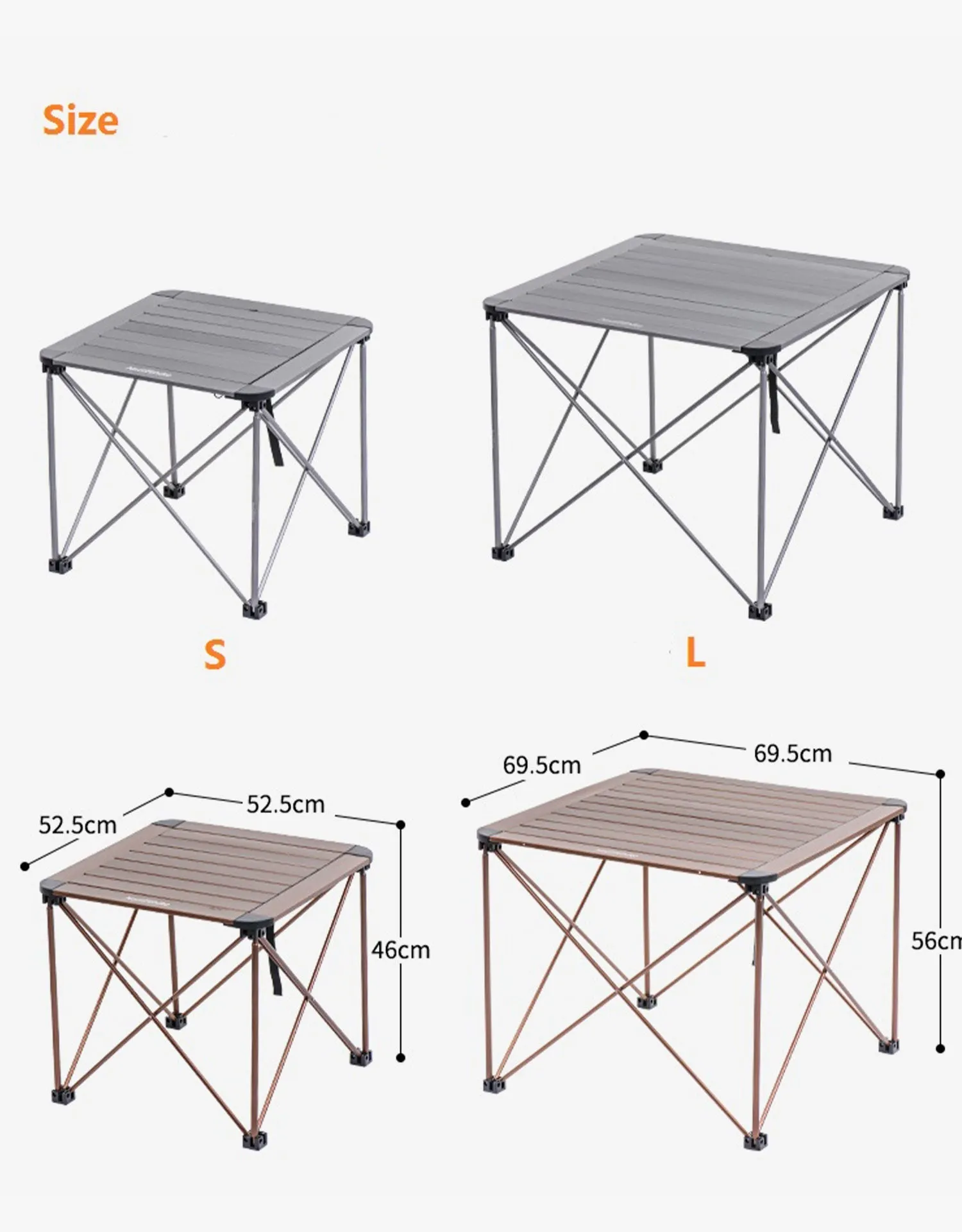 Naturehike Outdoor Aluminum Folding Table NH16Z016