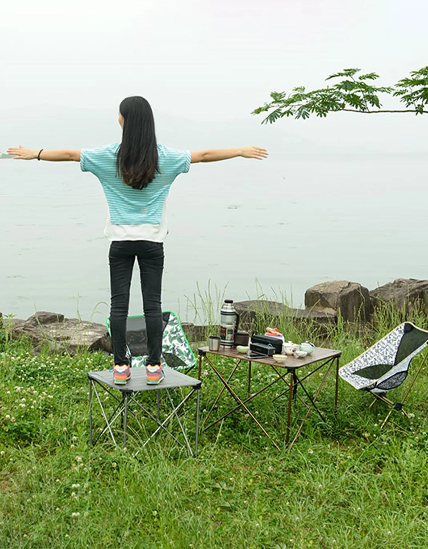 Naturehike Outdoor Aluminum Folding Table NH16Z016