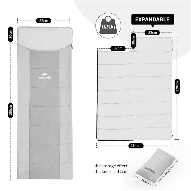 Naturehike Summer Sleeping Bag with Pillow
