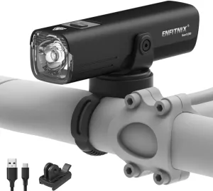 Navi1200 Bike Lights for Night Riding,Bike Headlight with Power Bank Function,5000mAh Type-C Rechargeable,IPX6 Waterproof, 5 Modes Bicycle Front Light.