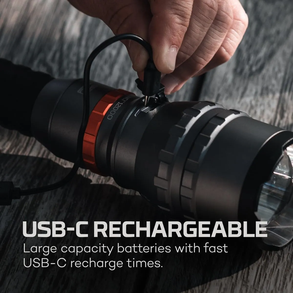 NEBO Davinci Powerful, Rechargeable and Waterproof Handheld Flashlight and Power Bank
