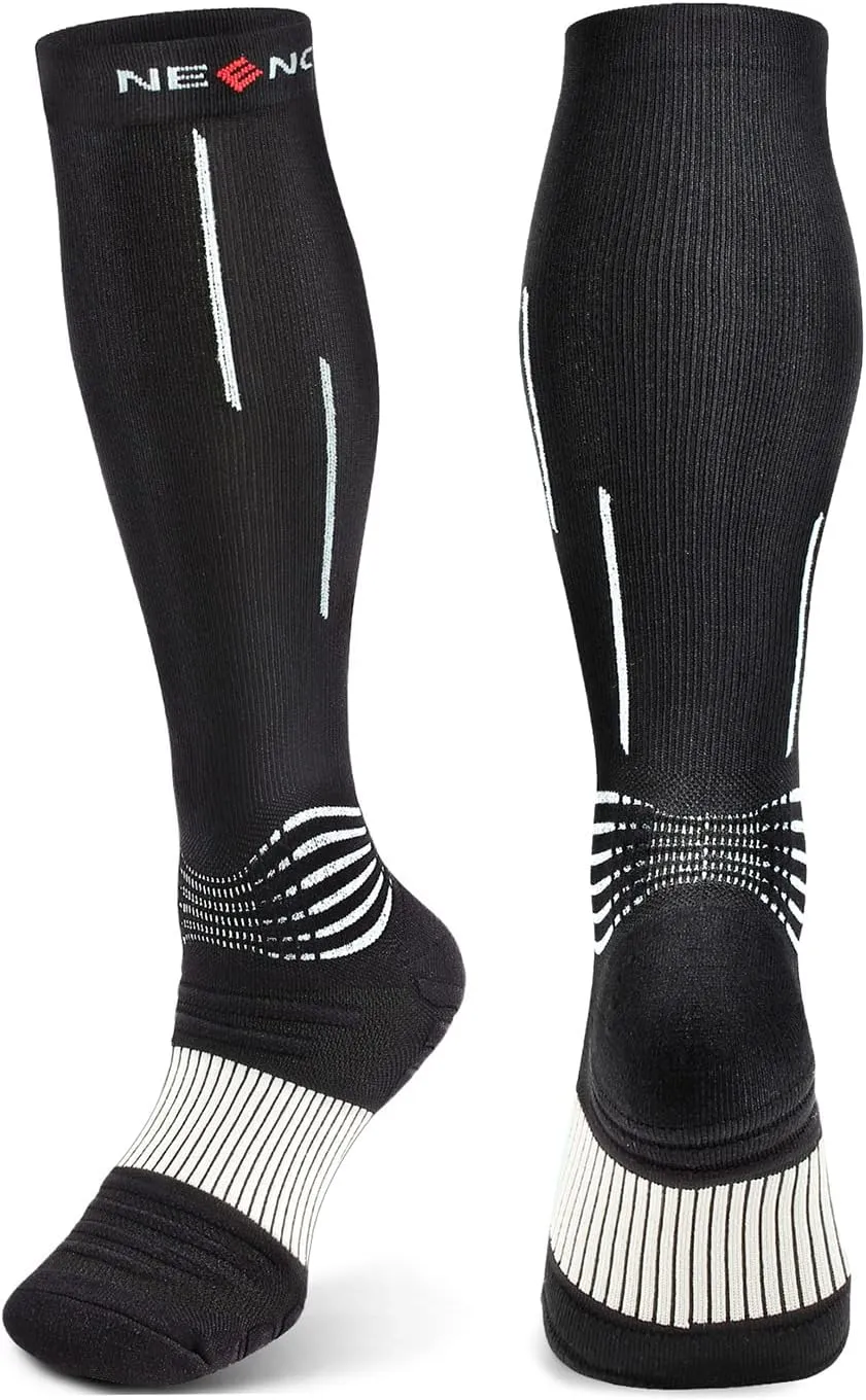 NEENCA Compression Socks, Medical Athletic Calf Socks for Injury Recovery & Pain Relief, Sports Protection—1 Pair, 20-30 mmhg