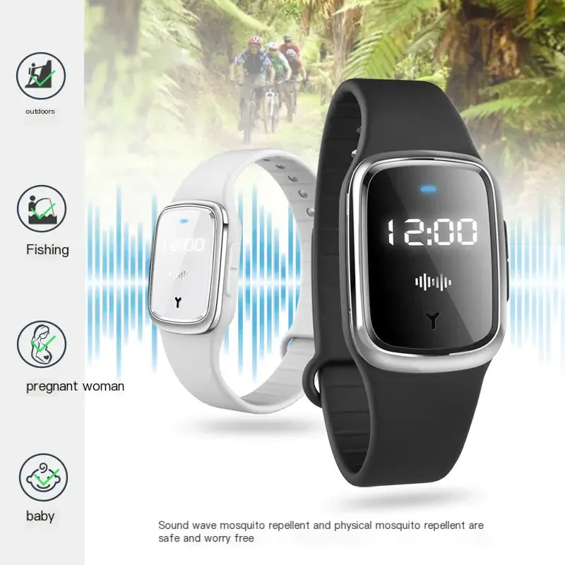 New Ultrasonic Mosquito Repellent Bracelet for Outdoors