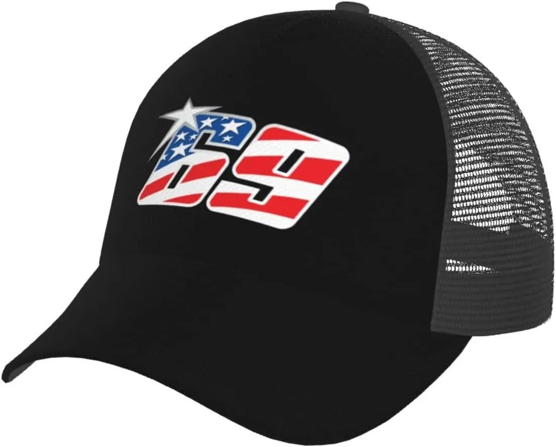 Nicky Hayden Mesh Baseball Hat Golf Sun Capsfishing Dad Hats Adjustable for Men Women