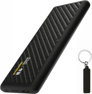 Nitecore NB Air 5000mAh Power Bank Waterproof Lightweight Competition-Grade Energy Bar Carbon Fiber Tag