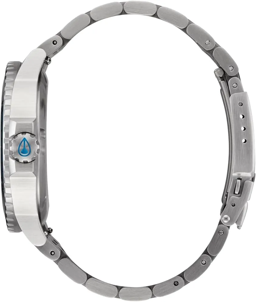 NIXON Stinger 44 A1402-100m Water Resistant Men's Analog Watch (44mm LUM Face, 20mm Stainless Steel Band)
