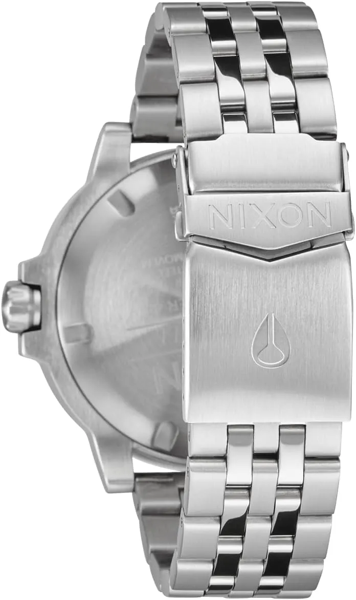 NIXON Stinger 44 A1402-100m Water Resistant Men's Analog Watch (44mm LUM Face, 20mm Stainless Steel Band)