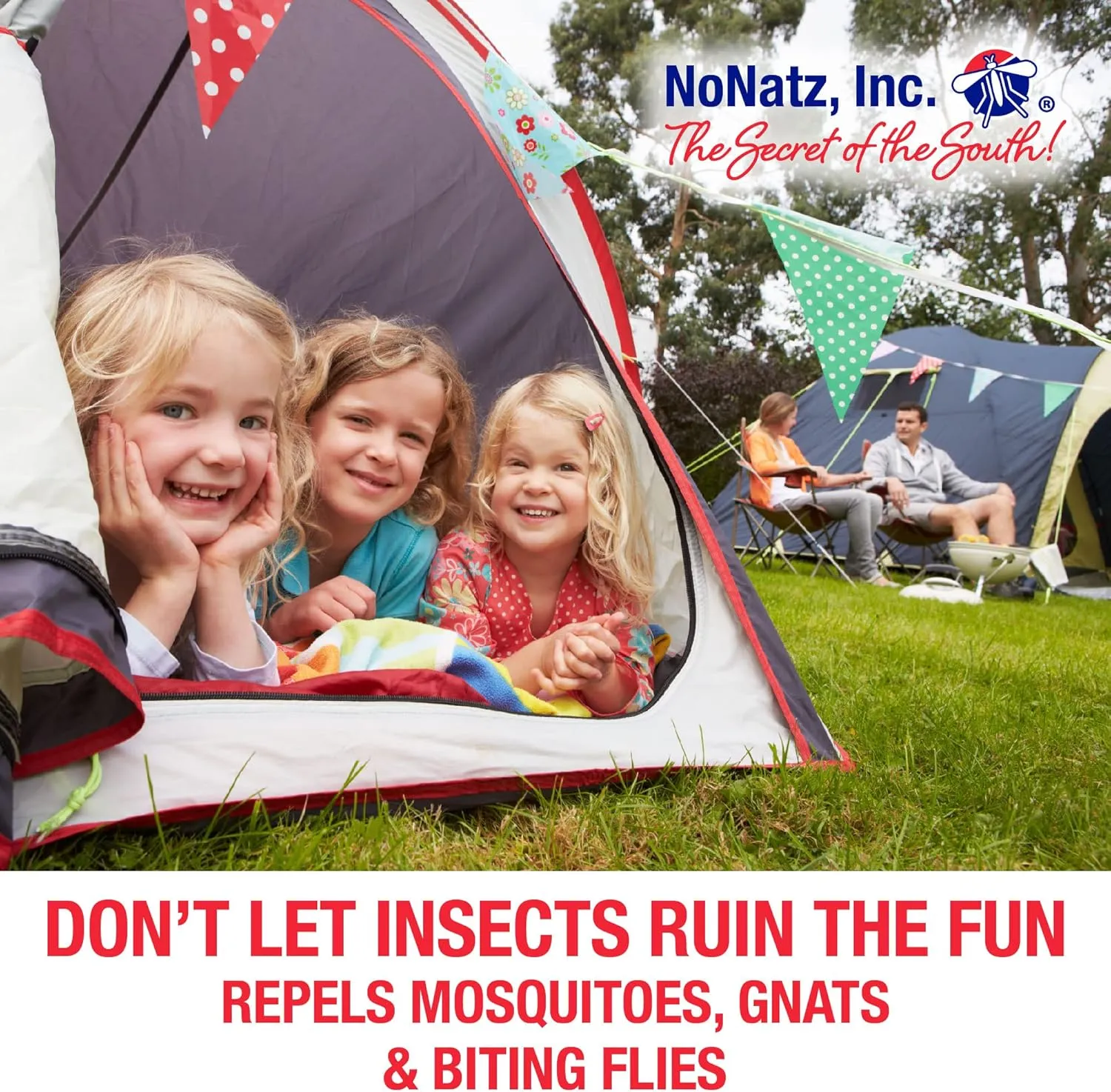 No Mosquitoz Botanical Bug Repellent, Effective for Gnat, Mosquito, and Biting Flies, Hand-Crafted and DEET-Free, Non-Greasy Formula, 2 Ounce Spray Bottle, 3-Pack
