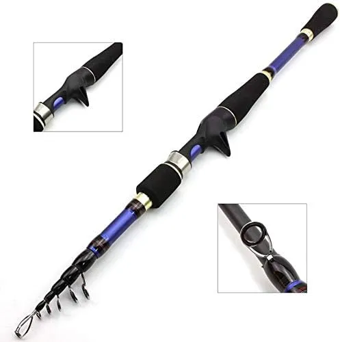 None Branded Lowest Profit 1.8M 2.1M 2.4M 2.7M Casting Rod Carbon Lure Trout Rod Telescopic Travel Fishing M Power Fast Pole