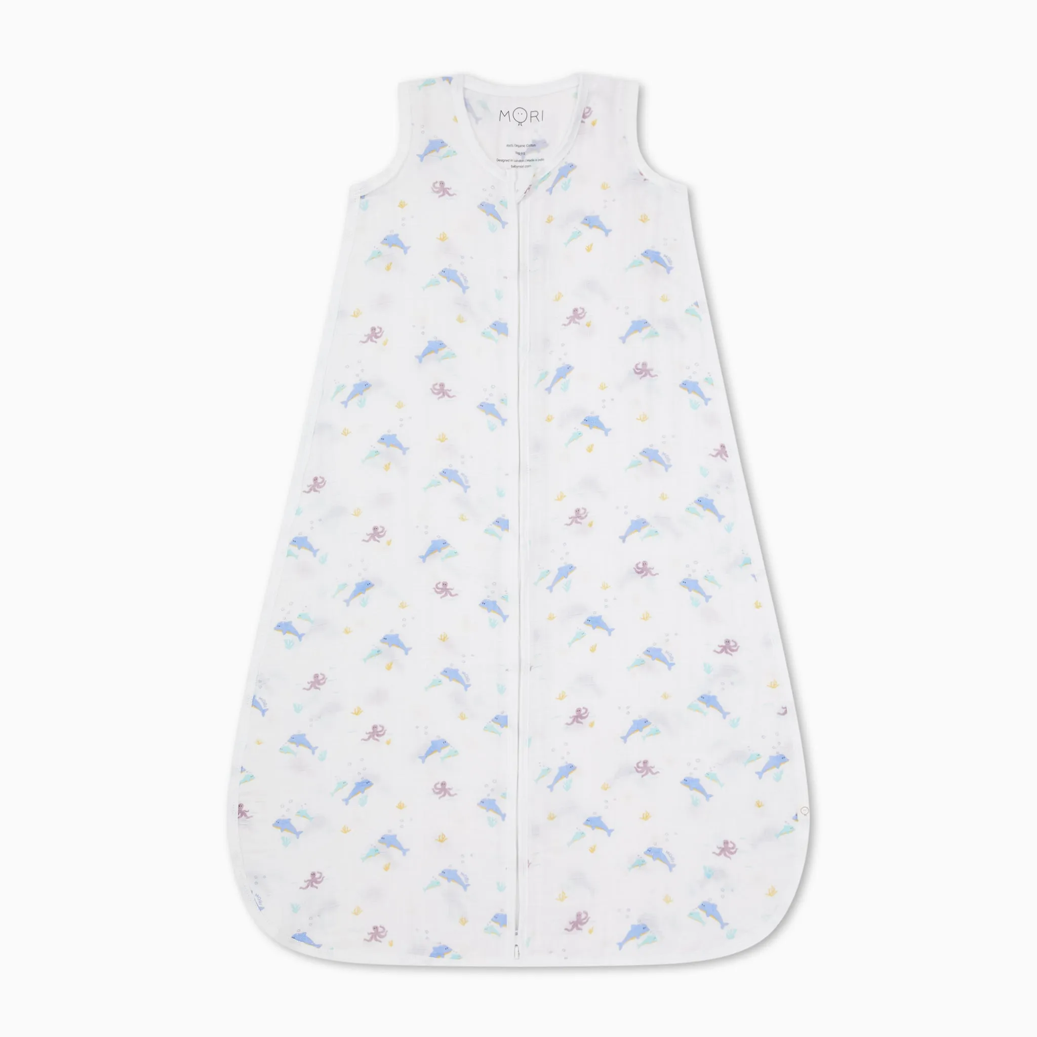 Ocean Muslin Front Opening Sleeping Bag 0.5 TOG