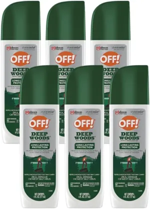 OFF! Deep Woods Insect Repellent VII, 6 oz (6 Count)